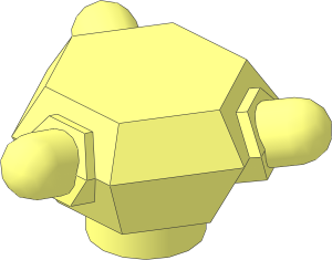 Rock  2 x  2 Crystal 3 Point