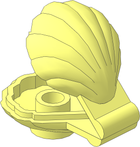 Animal Clam (Open 45 Degrees)