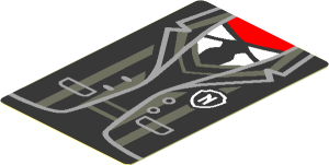 Sticker  2.8 x  1.8 with Nevermore Academy Uniform Vest