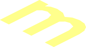 ~Tile  4 x  8 Inverted with Gold 'Concorde' Details and Border, Black 'Model nr. 10318' and Background Pattern - Lowercase m