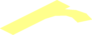 ~Tile  4 x  8 Inverted with Gold 'Concorde' Details and Border, Black 'Model nr. 10318' and Background Pattern - Lowercase r