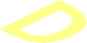 ~Tile  4 x  8 Inverted with Gold 'Concorde' Details and Border, Black 'Model nr. 10318' and Background Pattern - Uppercase D