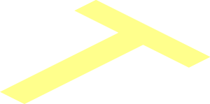 ~Tile  4 x  8 Inverted with Gold 'Concorde' Details and Border, Black 'Model nr. 10318' and Background Pattern - Uppercase T