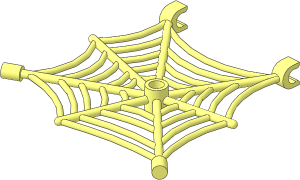 Animal Spider Web with 2 Clips