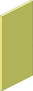 ~Glass for Door  1 x  4 x  6 with 3 Panes