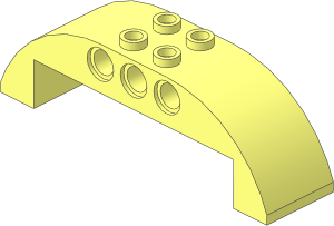 Slope Brick Curved  2 x  8 x  2 Double