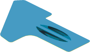 Sticker Bugatti Chiron #14 with Car Door Handle (Flat)