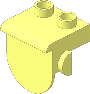 Duplo Plate  1 x  2 with Overhang