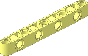 Technic Beam  9 with Alternating Holes