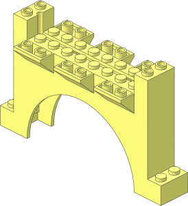 Arch  2 x 12 x  6 with Grooves