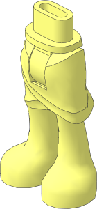 Figure Friends Hips and Legs with Wrap-around Skirt