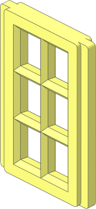 Mursten Window Pane  1 x  2 x  3