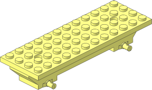 Car Base  4 x 12 x  1.667 (Complete)
