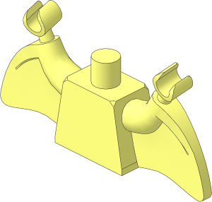 Minifig Torso with Pterodactyl Wing Arms