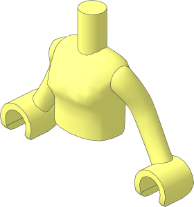 Figure Friends Woman Torso with Arms