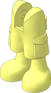 Figure Friends Legs with Cargo Pants (Thick Hinge)