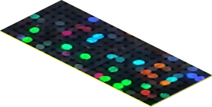 Sticker  0.9 x  2.2 with Glitter Space Panel