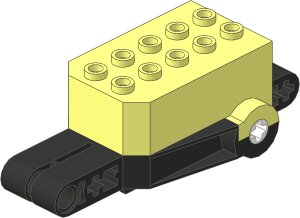 Motor Pull Back  4 x  9 x  2.333 Type 1 (Complete) with Black Base Pattern