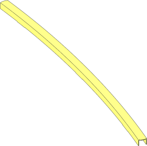 ~Train Track  9V Switch Right - Curved Metal Rail, Closure Rail