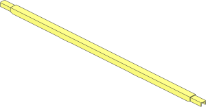 ~Train Track  9V Switch Right - Straight Metal Rail, Centre Section of Main Rail