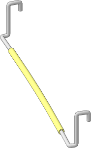 ~Train Track  9V Switch Right - Curved Internal Wire