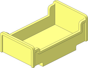 =Duplo Bed  3 x  5 x  1.667