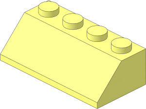 Slope Brick 45  2 x  4