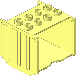 Duplo Container  4 x  4 x  3 with Open Sides