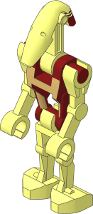 Minifig Mechanical SW Battle Droid Security (Shortcut)