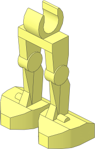 Minifig Mechanical Legs