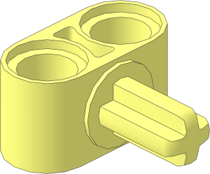 Technic Beam  2L with Perpendicular 1L Axle