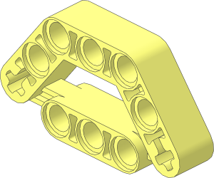 Technic Frame  5 x  3 Engine Holder