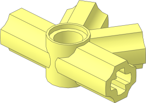 Technic Angle Connector 4-Way 60 Degree