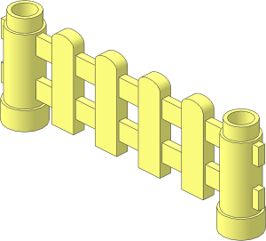 Duplo Fence  1 x  6 x  2 Picket