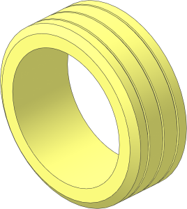 ~Tyre 36.8 x 14 ZR (Hard Rubber)