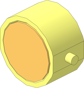 Magnet Cylindrical in Casing (Complete)