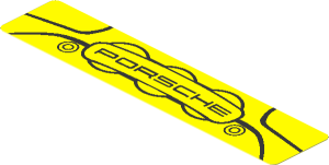 Sticker  0.8 x  3.8 with Porsche 911 GT3 RS Brake Caliper