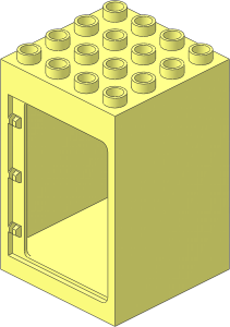 Duplo Door Frame  4 x  4 x  5