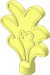 Duplo Plant Stem / Frond / Carrot Top