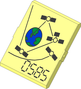 Glass for Window  4 x  4 x  3 Roof with Black "0585" Planet Earth and Satellites Sticker