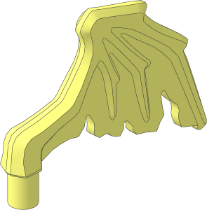 Animal Wing Dragon Tattered with  0.5L Bar