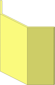 Glass for Window Bay  3 x  8 x  6