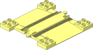 Duplo Train Track Level Crossing