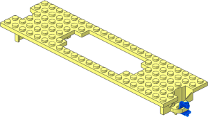 Train Base  6 x 22 Type 1 with Magnets (Complete)