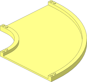 Car Track 24 x 16 x  1 Curved 90 Degrees