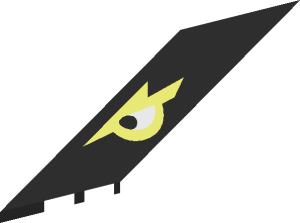 ~Windscreen 10 x  4 x  2.333 with Black Aquashark Pattern - Eye