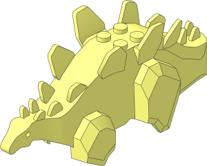 ~Animal Dinosaur Body Upper Stegosaurus