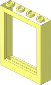 ~Window  1 x  4 x  4 - Common Geometry