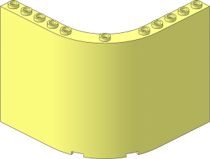 Panel  8 x  8 x  6 Corner Round