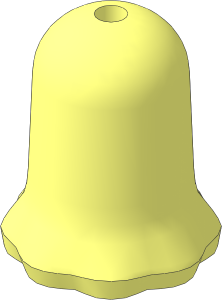 Plant Flower Bell Shaped  1 x  1 x  1.333